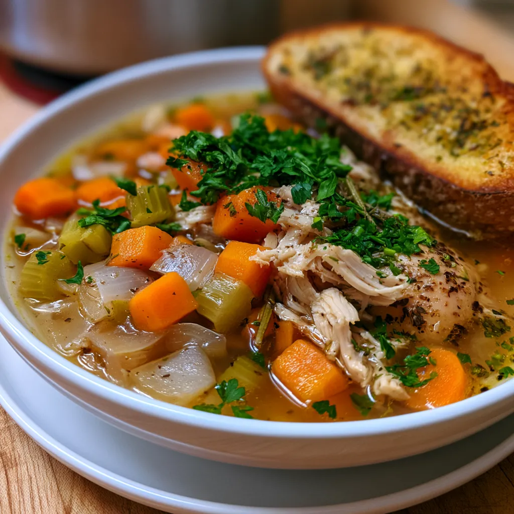 homemade chicken soup