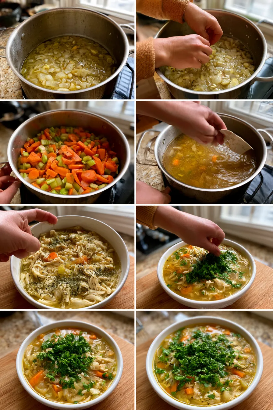 homemade chicken soup