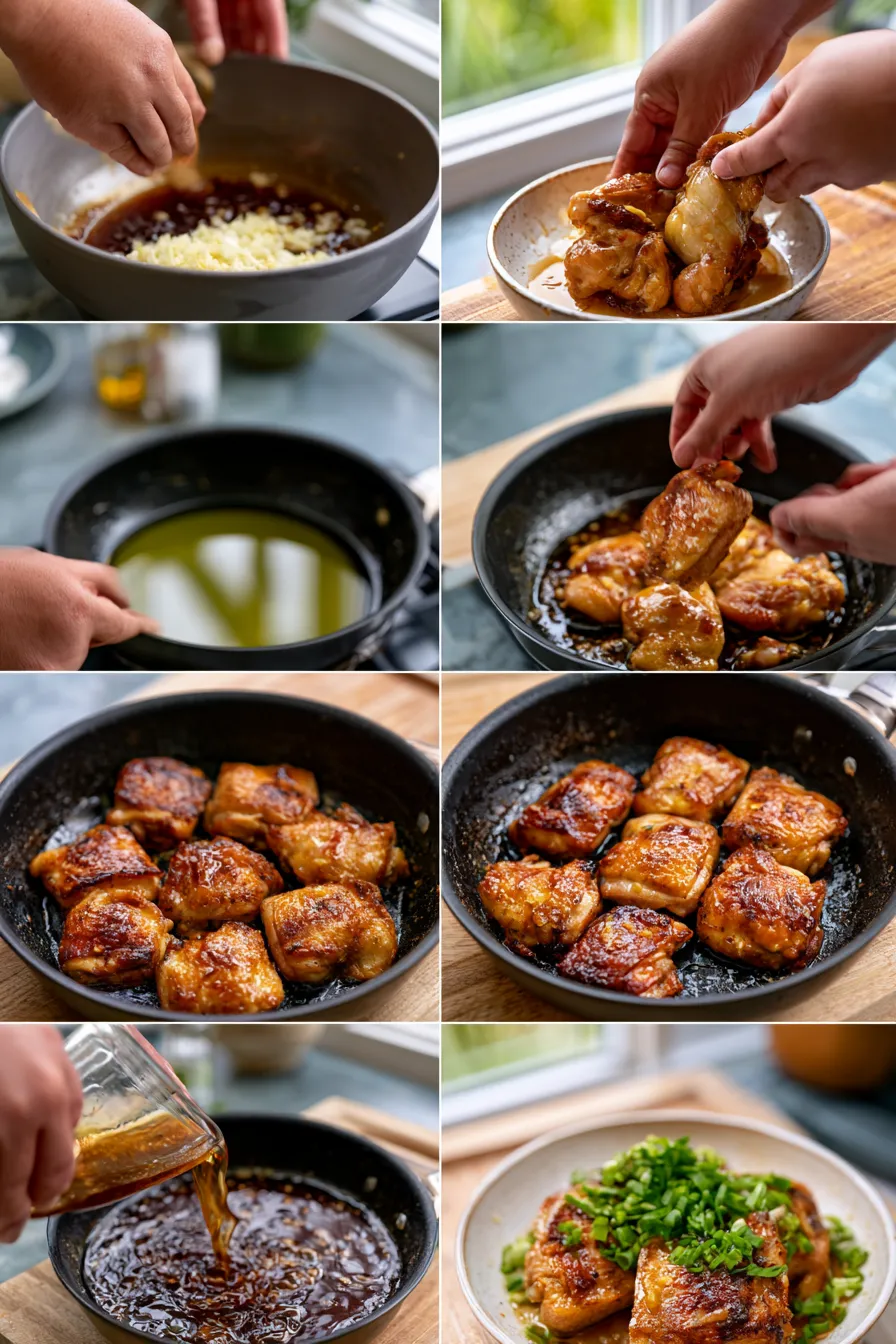 honey garlic chicken