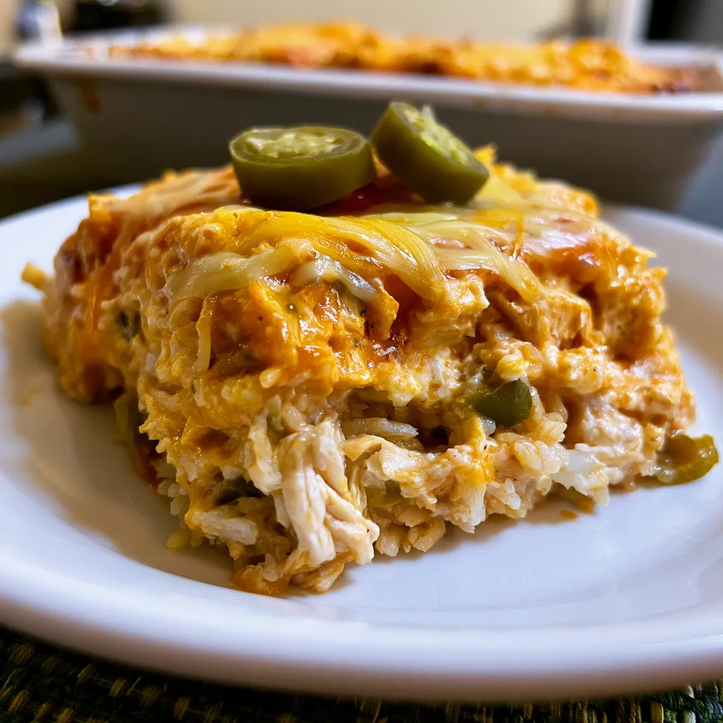 jalapeno buffalo chicken casserole