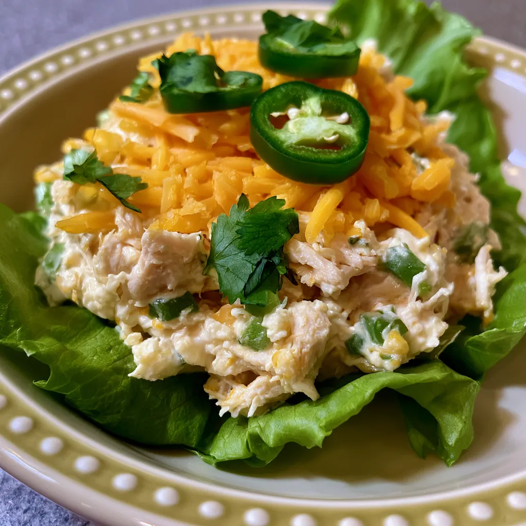 jalapeno popper keto chicken salad