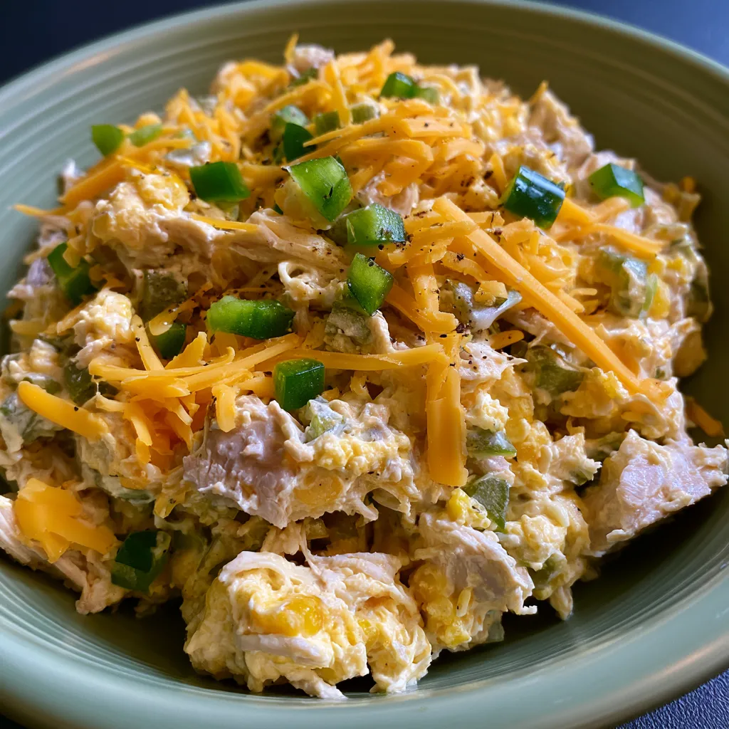jalapeno popper keto chicken salad