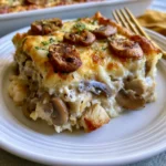 keto chicken mushroom casserole