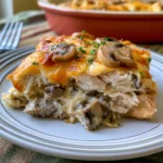 keto chicken mushroom casserole