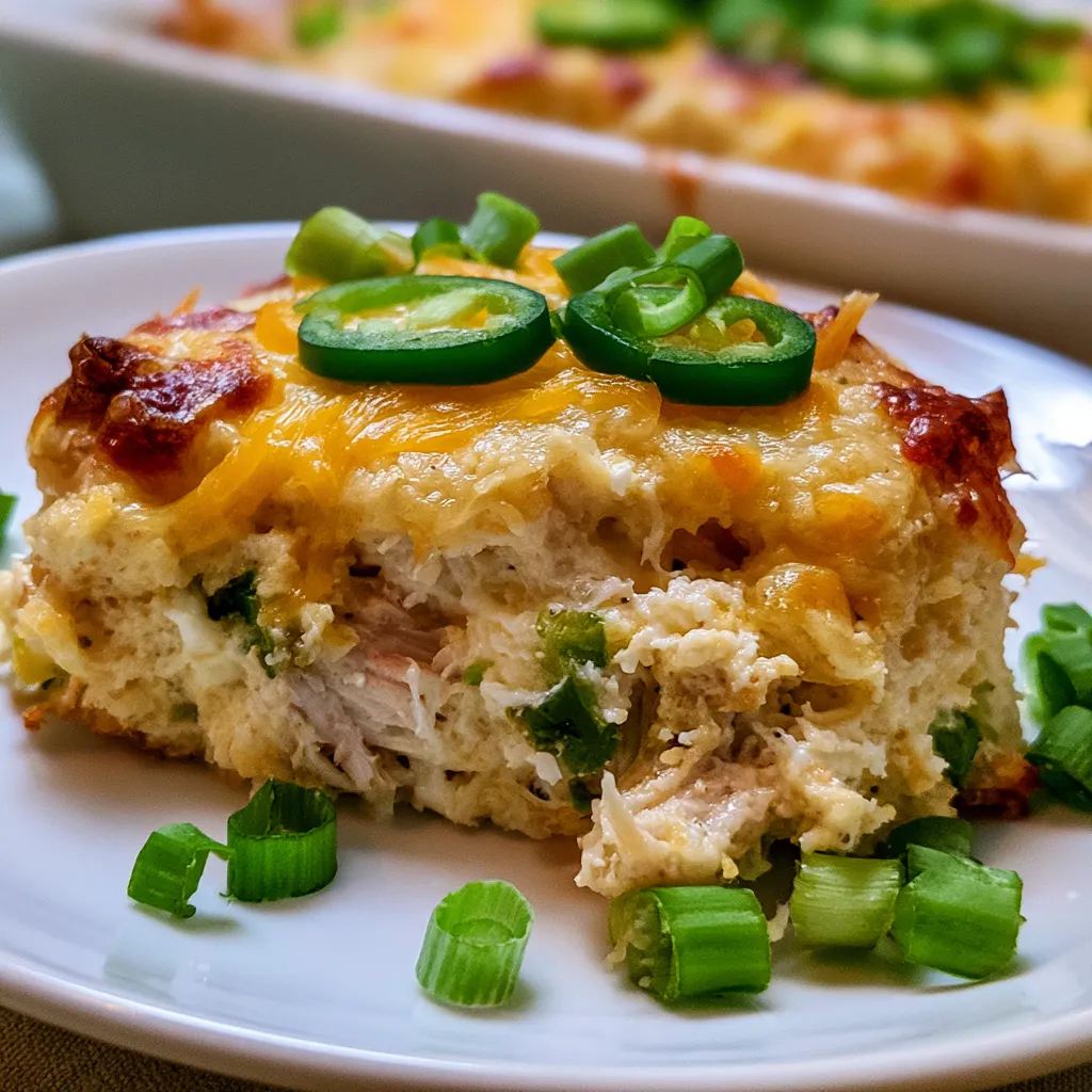 keto jalapeno popper chicken casserole