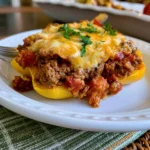 low carb sloppy joe stuffed peppers