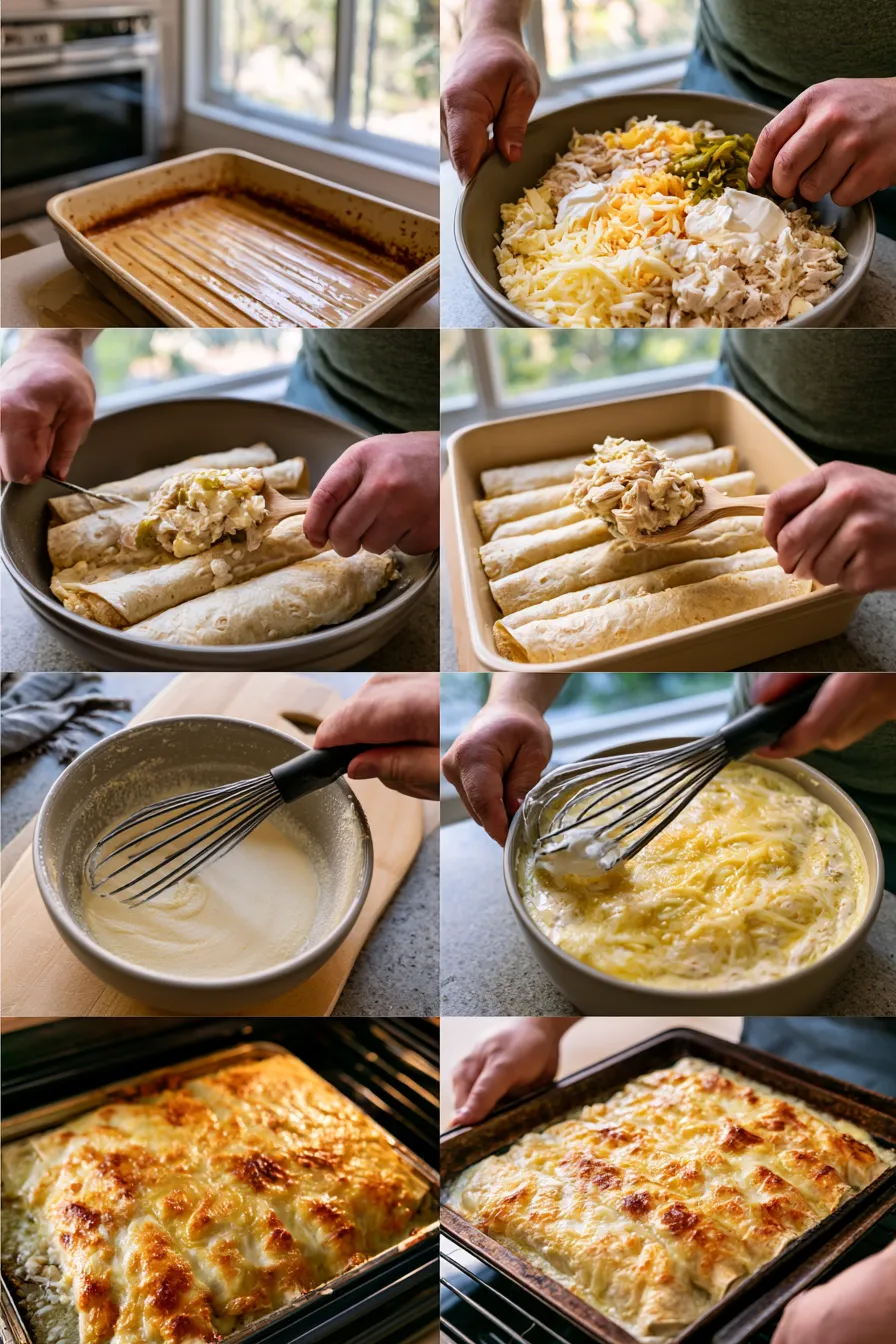 low carb white chicken enchiladas