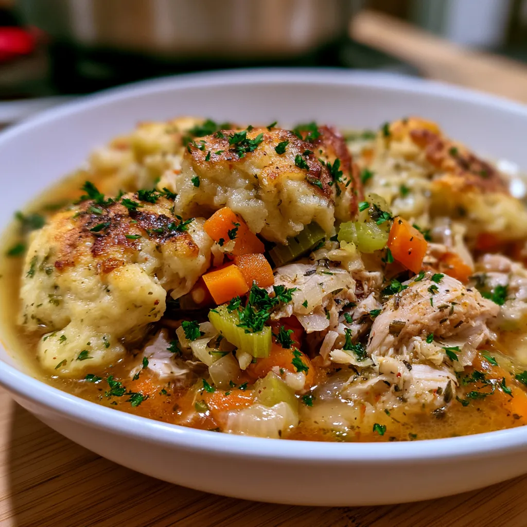 roast turkey herbed dumpling stew (or chicken)