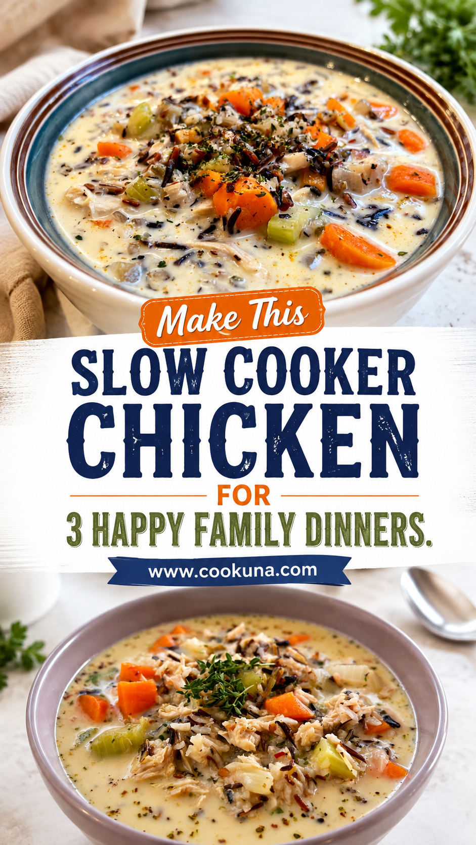 slow cooker chicken and wild rice soup