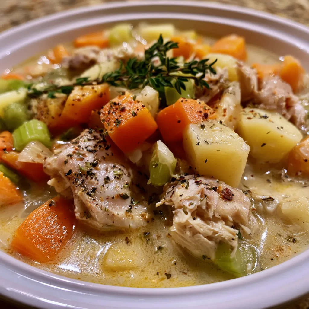 slow cooker chicken stew