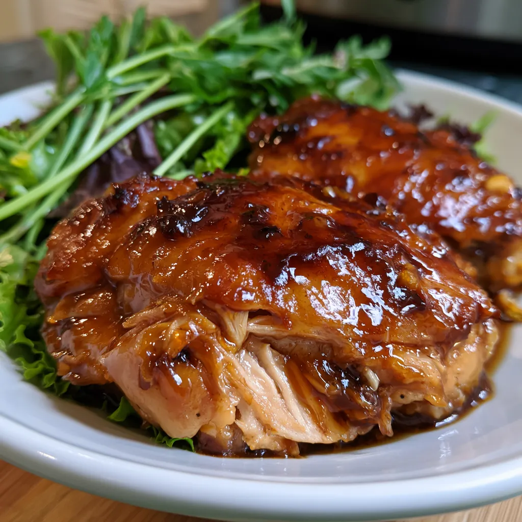 slow cooker honey garlic chicken