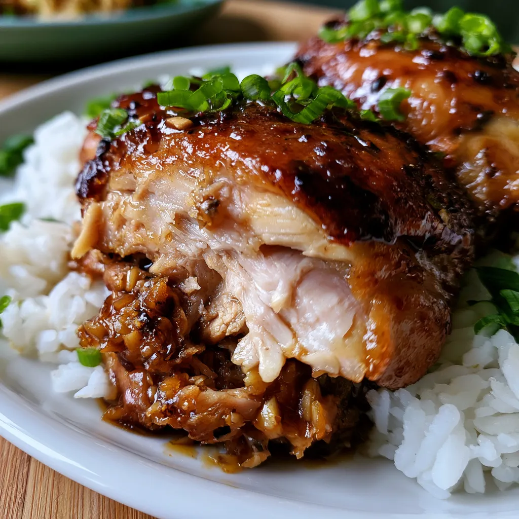 slow cooker honey garlic chicken