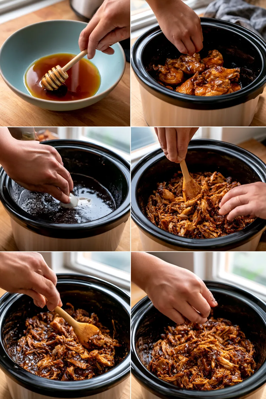 slow cooker honey garlic chicken