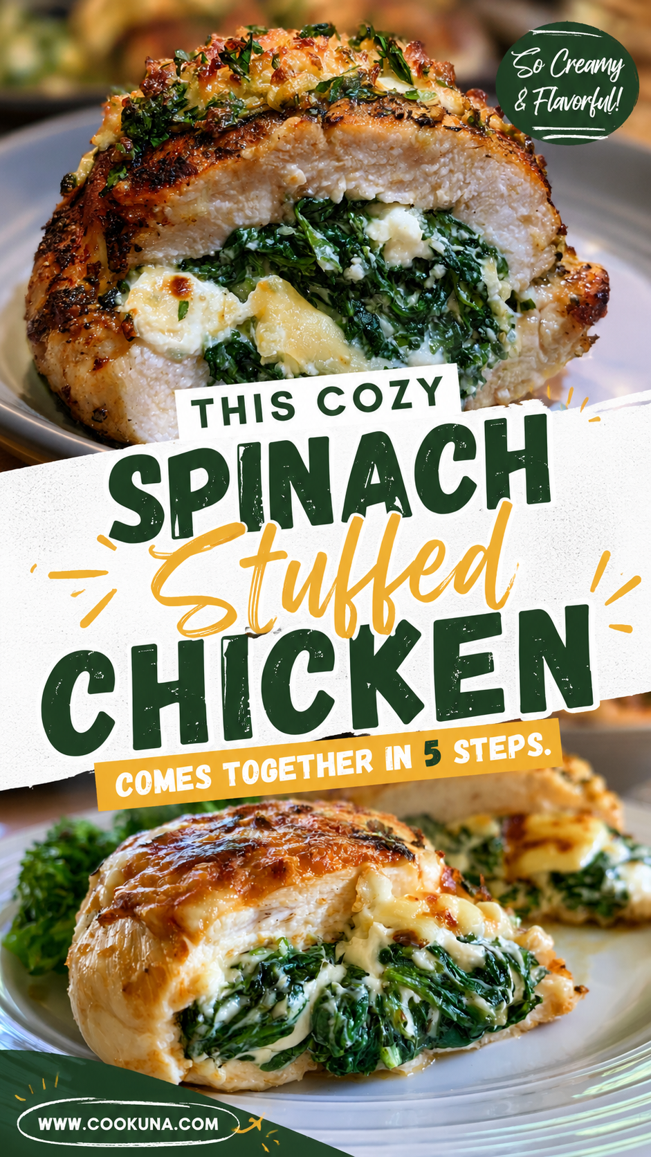 spinach stuffed chicken breasts