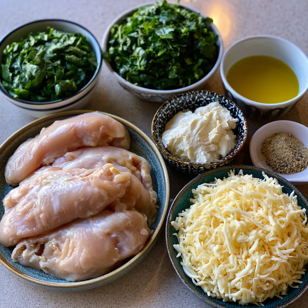 spinach stuffed chicken breasts